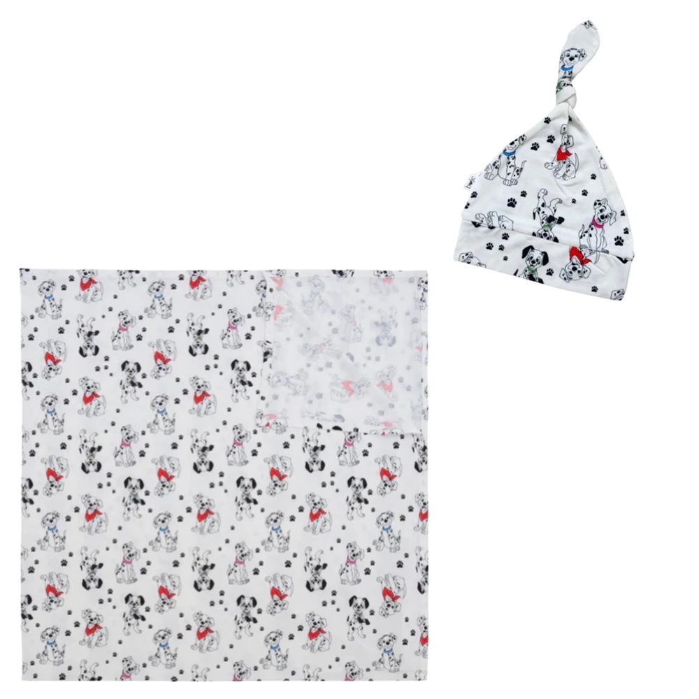 🐾NIB 101 Dalmatian Bamboo Swaddle Set🐾 - Picture 2 of 10